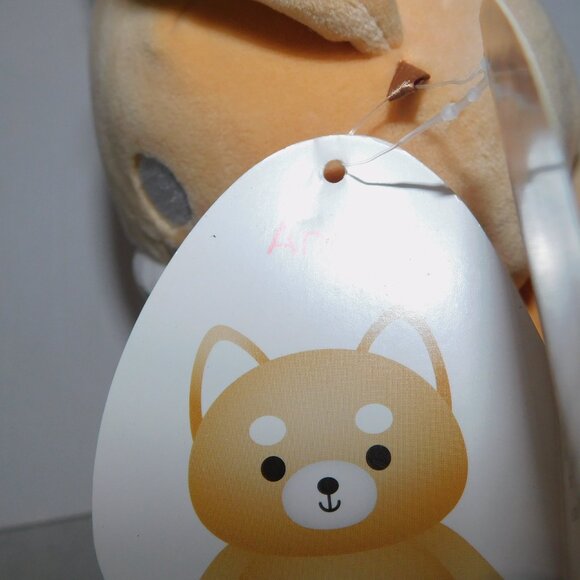 2021 Squishmallows Squeeze a Mallows Angie Shiba Inu Dog New W Tag 9" Plush - Picture 6 of 6